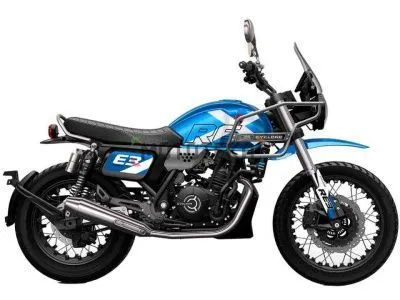 Мотоцикл дорожный CYCLONE (Циклон) RE3 Scrambler (SR400 - A) 2024 синий с ПТС