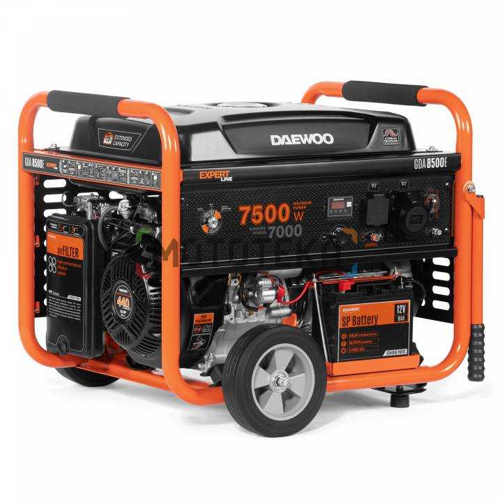 Электрогенератор бензиновый Daewoo (Дэу) GDA 8500E