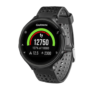 Часы Garmin (Гармин) FORERUNNER 235 черно - серые