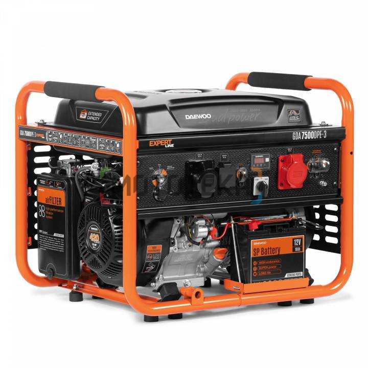 Электрогенератор бензиновый Daewoo (Дэу) GDA 7500DPE - 3