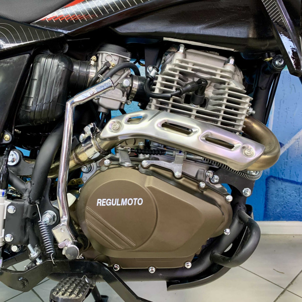 Мотоцикл кроссовый / эндуро Regulmoto (Регулмото) Sport - 003 PR PRO чёрный/красный с ПТС | Мототека