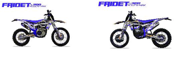 Мотоцикл кроссовый / эндуро FAIDET (Файдет) CB300F MAX WP Синий | Мототека