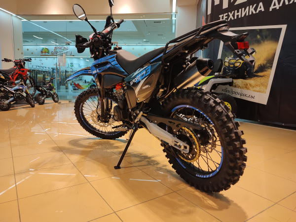 Мотоцикл кроссовый / эндуро Regulmoto (Регулмото) Sport - 003 PR PRO 300 (4 valves) 6 передач чёрный/синий с ПТС | Мототека