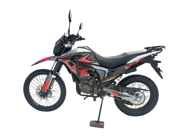 Мотоцикл кроссовый / эндуро Regulmoto (Регулмото) TE 4 valve oil чёрный/красный с ПТС | Мототека