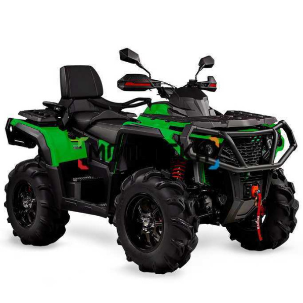 Квадроцикл AODES (Аодес) Pathcross ATV800L PRO EPS LCD двухместный зелёный с ПСМ | Мототека