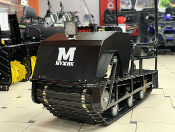 Мотобуксировщик Мужик LUXE М500 1450. 20 л.с.. катковая. с тормозом