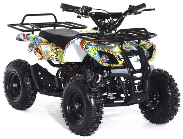 Квадроцикл детский Motax (Мотакс) ATV Mini Grizlik X - 16 [мех] цвет Бомбер (машинокомплект) | Мототека