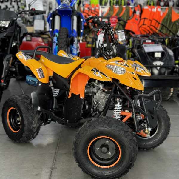 Квадроцикл детский FXMOTO (ФХМото) RUNNER 110 оранжевый (машинокомплект) | Мототека