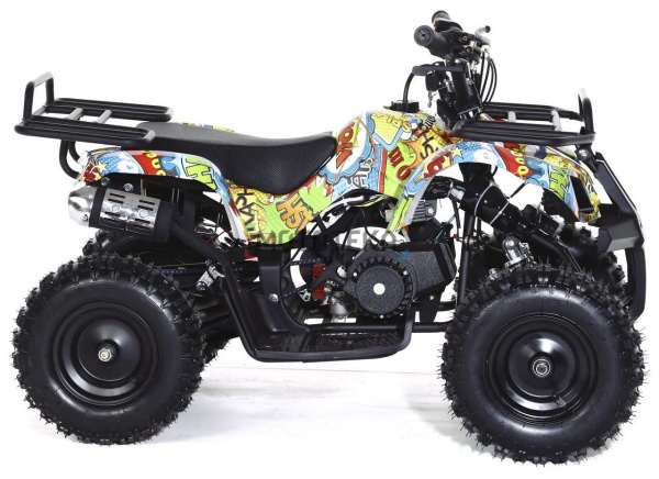 Квадроцикл детский Motax (Мотакс) ATV Mini Grizlik X - 16 [мех] цвет Бомбер (машинокомплект) | Мототека