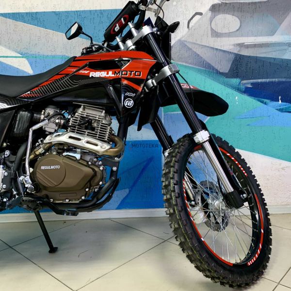 Мотоцикл кроссовый / эндуро Regulmoto (Регулмото) Sport - 003 PR PRO чёрный/красный с ПТС | Мототека